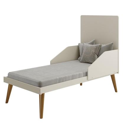 Imagem de Quarto de Bebê Isis 3 Portas Areia Acetinado Savana - Reller