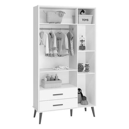 Imagem de Quarto de Bebê Isis 3 Portas com Gaveteiro Areia Acetinado - Reller