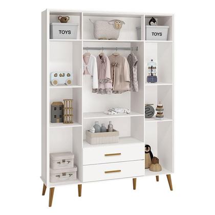Imagem de Quarto de Bebê Isis 4 Portas Branco Acetinado - Reller