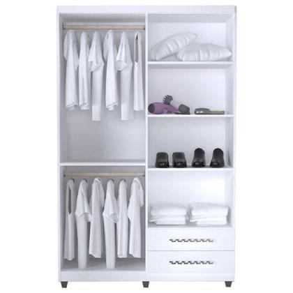 Imagem de Quarto De Bebê Louise 4 Portas Com Berço Doce Sonho 100 Rodízio Branco Brilho - Ajl