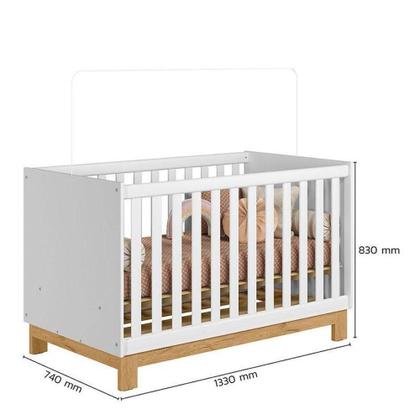 Imagem de Quarto De Bebê Slim Ambiente Branco Acetinado  Qmovi