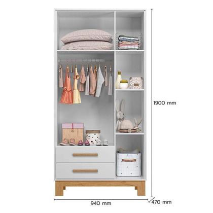 Imagem de Quarto De Bebê Slim Ambiente Branco Acetinado  Qmovi