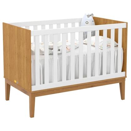 Imagem de Quarto de Bebe Unique 4 Portas com Cômoda Sapateira Freijó Branco Soft Eco Wood e Colchão Gazin - Matic