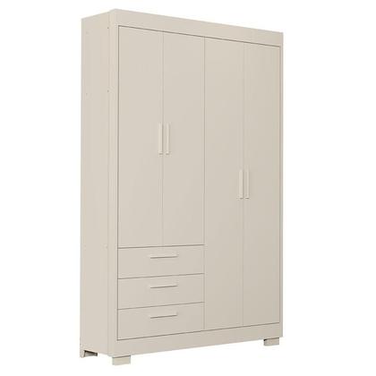 Imagem de Quarto de Bebê Zaki e Berço Americano Evolution 4 em 1 Areia Acetinado com Colchão Gazin - Reller