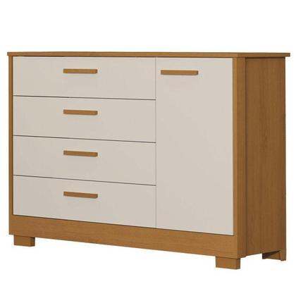 Imagem de Quarto De Bebê Zaki E Berço Americano Evolution 4 Em 1 Areia Acetinado Savana - Reller