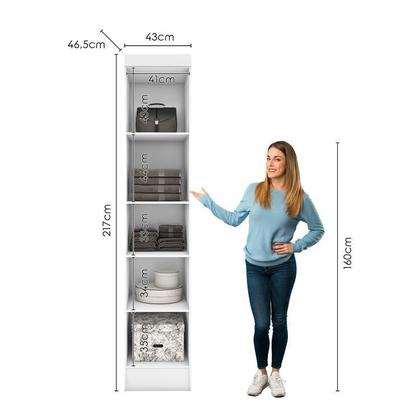 Imagem de Quarto de Casal Completo 5 Peças 6 Portas 4 Gavetas com Maleiro Smart Plus