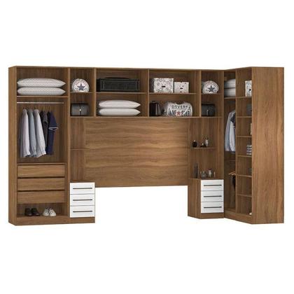 Imagem de Quarto De Casal Irlanda Ambiente 3 Amêndola Branco - Demartêz