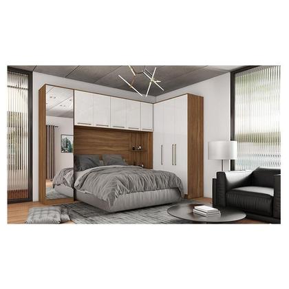 Imagem de Quarto de Casal Irlanda Ambiente 7 Amêndola Branco - Demartêz