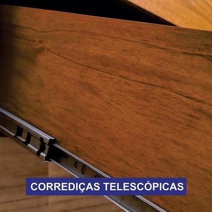 Imagem de Quarto de Casal Modulado 11 Portas Orion Ambiente Cinamomo - Leifer Móveis