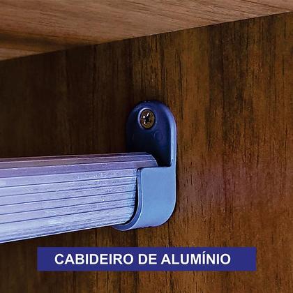 Imagem de Quarto de Casal Modulado 11 Portas Orion Ambiente Cinamomo - Leifer Móveis