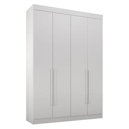 Imagem de Quarto de Casal Modulado 12 Portas Orion Branco  Leifer Móveis