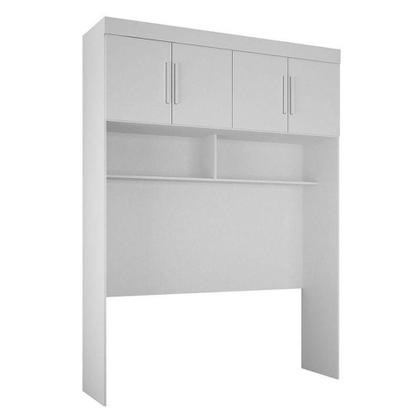 Imagem de Quarto De Casal Modulado 9 Portas Orion Branco  Leifer Móveis