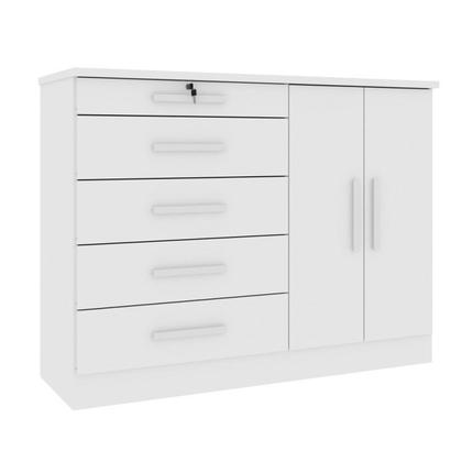 Imagem de Quarto de Casal Roupeiro 6 Portas Portugal, Cama Casal, Cabeceira e Cômoda 5 Gavetas