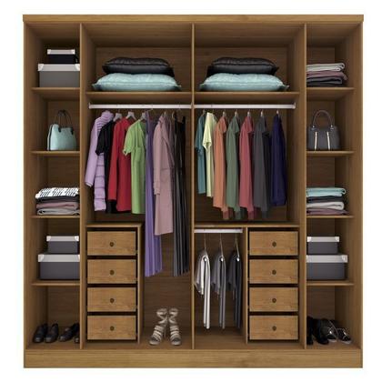 Imagem de Quarto de Casal Roupeiro 6 Portas Portugal com pés, Cama Casal, Cabeceira e Cômoda 5 Gavetas