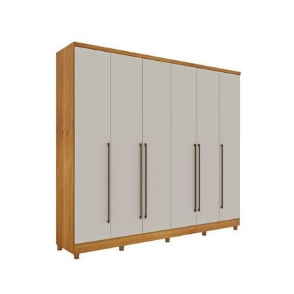 Imagem de Quarto de Casal Roupeiro 6 Portas Portugal com pés, Cama Casal, Cabeceira e Cômoda 5 Gavetas