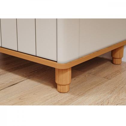 Imagem de Quarto de Infantil Completo Guarda Roupa 4 Portas e Cômoda 4 Gavetas 100 MDF Lívia Permobili