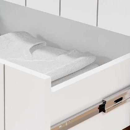 Imagem de Quarto de Infantil Completo Guarda Roupa 4 Portas e Cômoda 4 Gavetas 100 MDF Lívia Permobili