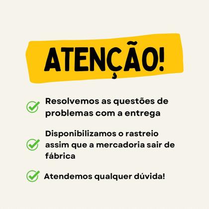 Imagem de Quarto Infantil Bebê Rêtro Ana Vitória 3 Peças Branco 100% MDF