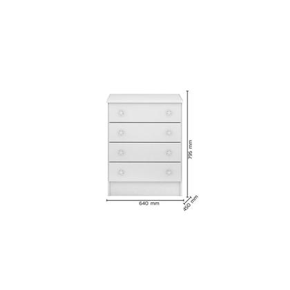Imagem de Quarto Infantil Berço Mini Cama Americano Branco - Qmovi