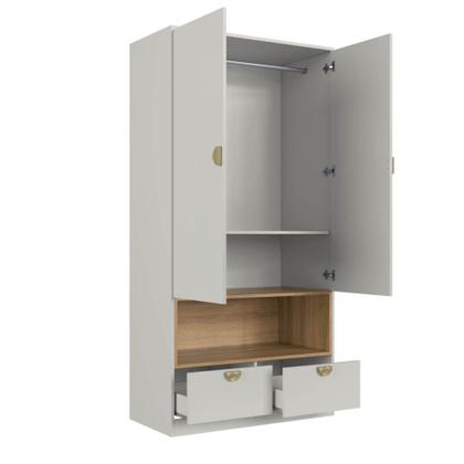 Imagem de Quarto Infantil Cama Solteiro Montessoriana Led Cômoda Guarda Roupa CJ077 Lille Art In Móveis