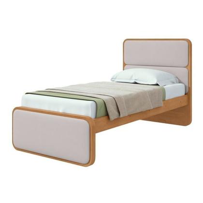 Imagem de Quarto Infantil com 2 Camas de Solteiro Loop e 1 Mesa de Cabeceira Maggiore