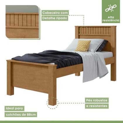 Imagem de Quarto Infantil com 2 Camas Solteiro Athenas Plus e Mesa de Cabeceira 3 Gavetas Maggiore New Amêndoa Clean