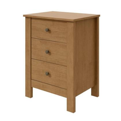 Imagem de Quarto Infantil com 2 Camas Solteiro Athenas Plus e Mesa de Cabeceira 3 Gavetas Maggiore New Amêndoa Clean