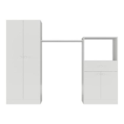 Imagem de Quarto Infantil com Berço 4 em 1 Sofia Multimóveis Branco