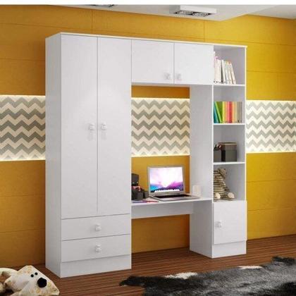 Imagem de Quarto Infantil com Cama e Guarda Roupa Elysa
