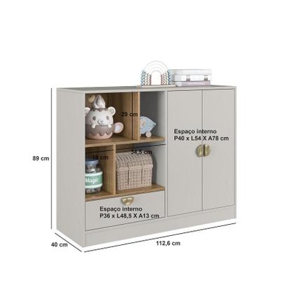 Imagem de Quarto Infantil com cama solteiro com iluminação LED Montessoriano LILLE Arenas