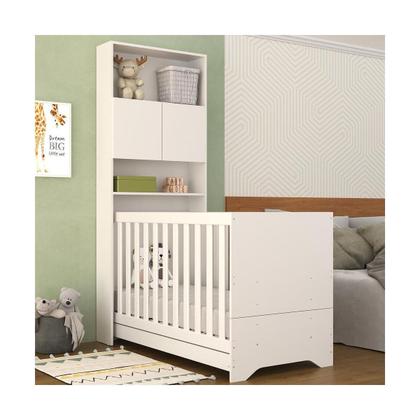 Imagem de Quarto Infantil com Colchão Incluso Nina Multimóveis Branco
