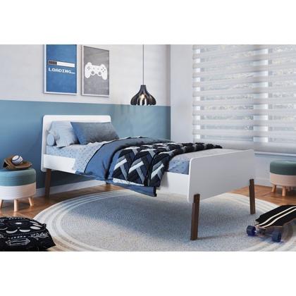 Imagem de Quarto Infantil com Guarda Roupa 1 Porta e Cama Solteiro Lara