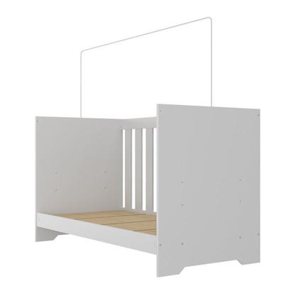 Imagem de Quarto Infantil com Guarda-roupa 2 Portas 2 Gavetas com Cômoda e Berço Magia Espresso Móveis