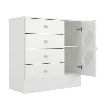 Imagem de Quarto Infantil com Guarda Roupa e Cômoda Stella