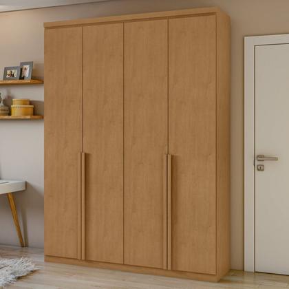 Imagem de Quarto Infantil com Guarda-roupa Solteiro 4 Portas 2 Gavetas Alonzo e Cama Solteiro Athenas