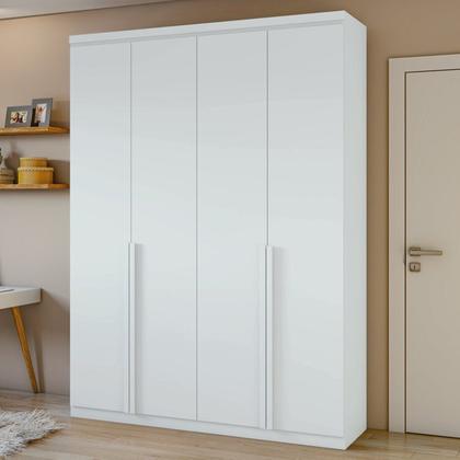 Imagem de Quarto Infantil com Guarda-roupa Solteiro 4 Portas 2 Gavetas Alonzo e Cama Solteiro Athenas