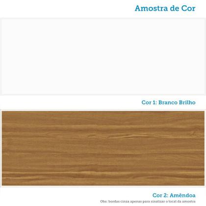 Imagem de Quarto Infantil com Guarda-roupas 4 Portas e Cômoda 1 Porta 100% Mdf Maya Clássico Espresso Móveis