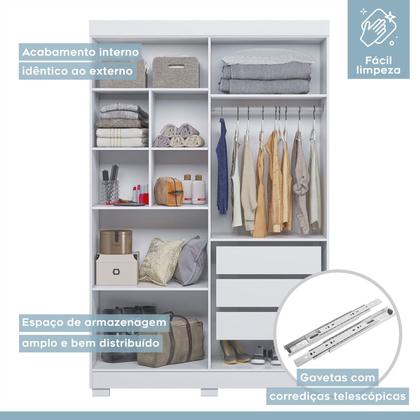 Imagem de Quarto Infantil Completo com Guarda-roupa e Beliche Théo