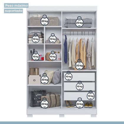 Imagem de Quarto Infantil Completo com Guarda-roupa e Beliche Théo