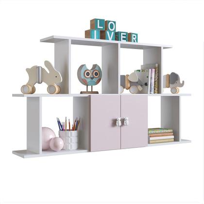 Imagem de Quarto Infantil Completo Docinho com Guarda-Roupa, Cômoda, Mini Cama e Nicho Espresso Móveis