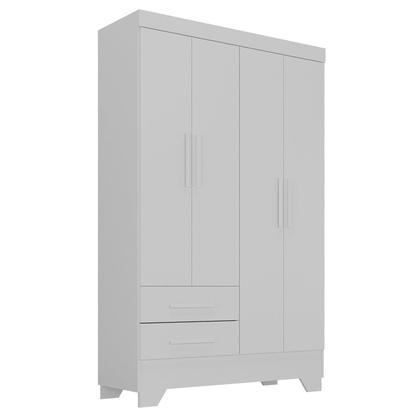 Imagem de Quarto Infantil Completo Guarda Roupa 4 Portas 2 Gavetas com Cômoda Liz