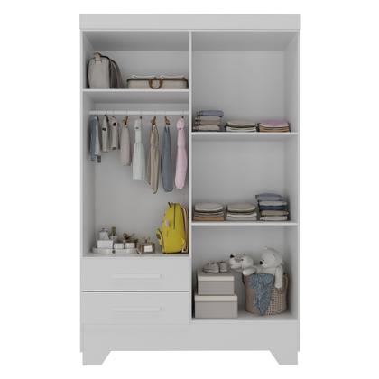 Imagem de Quarto Infantil Completo Guarda Roupa 4 Portas 2 Gavetas com Cômoda Liz