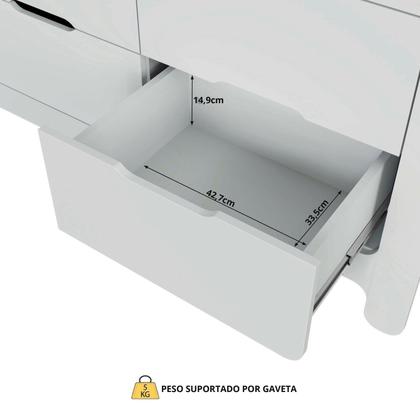 Imagem de Quarto Infantil Completo Guarda-roupa Closet e Cama Solteiro Montessoriana 100% Mdf Olivia e Mark