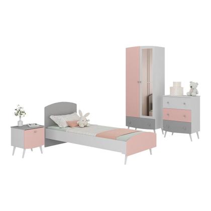 Imagem de Quarto Infantil Completo para Colchão 188x78cm Doçura Multimóveis MP4329