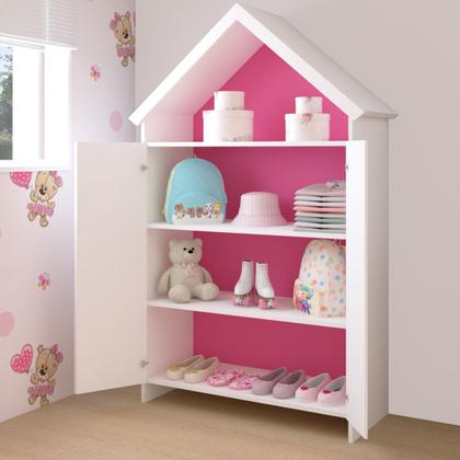 Imagem de Quarto Infantil Completo Viagem Encantada 4 Portas 1 Gaveta Rosa - Panorama Móveis
