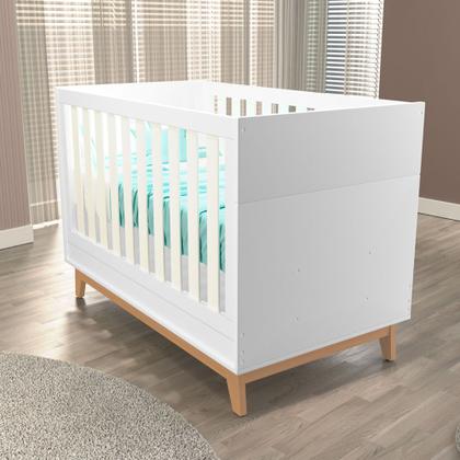 Imagem de Quarto Infantil Duplo 100% MDF Tuboarte Guarda-Roupas Kevin e Berço Lucca