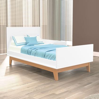 Imagem de Quarto Infantil Duplo 100% MDF Tuboarte Guarda-Roupas Kevin e Berço Lucca