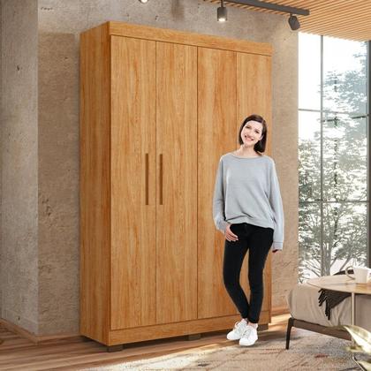 Imagem de Quarto Infantil/juvenil com Beliche Flórida e Guarda Roupa 4 Portas 3 Gavetas Flórida 100% Mdf