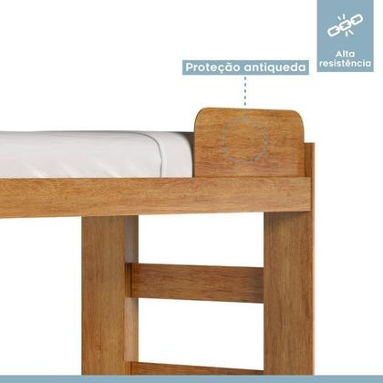 Imagem de Quarto Infantil/juvenil com Beliche Flórida e Guarda Roupa 4 Portas 3 Gavetas Flórida 100% Mdf