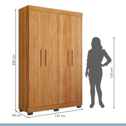 Imagem de Quarto Infantil/juvenil com Beliche Flórida e Guarda Roupa 4 Portas 3 Gavetas Flórida 100% Mdf